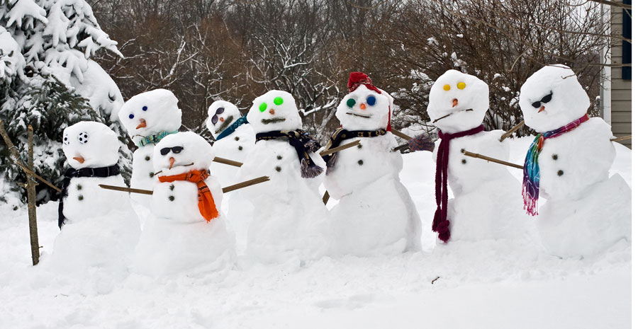 Snowmen contest 
