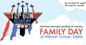 advertisment for top gun academy event