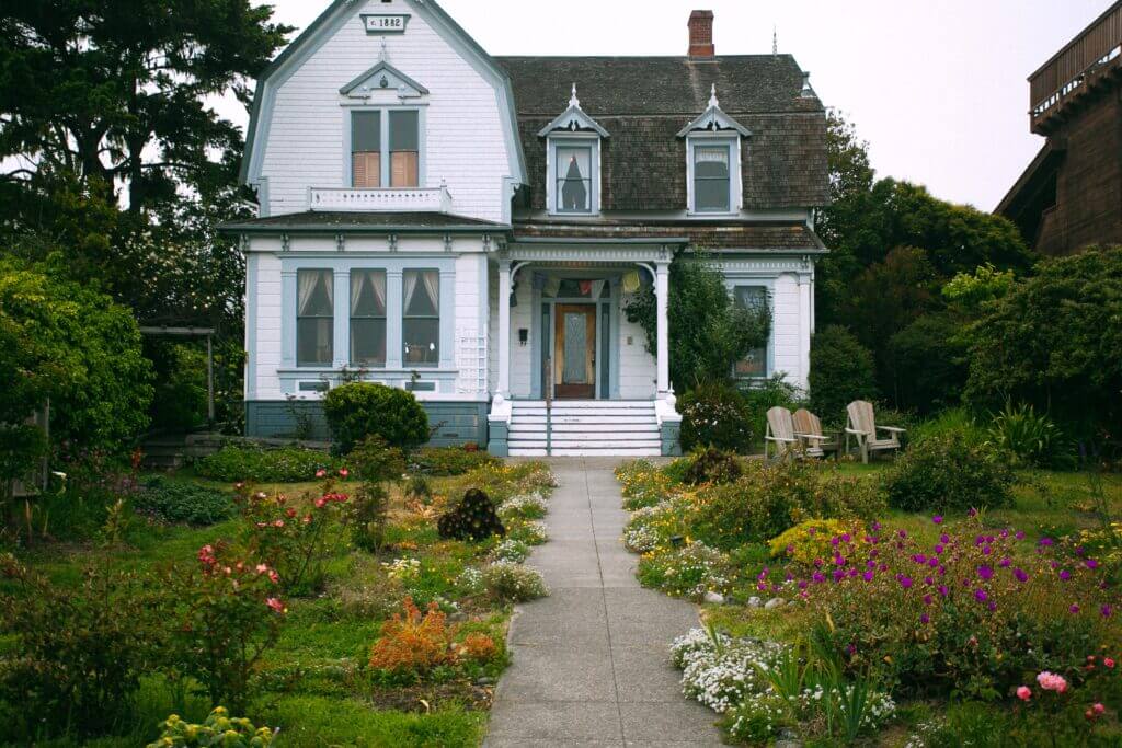 front door of house