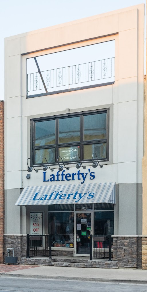 lafferty's menswear storefront