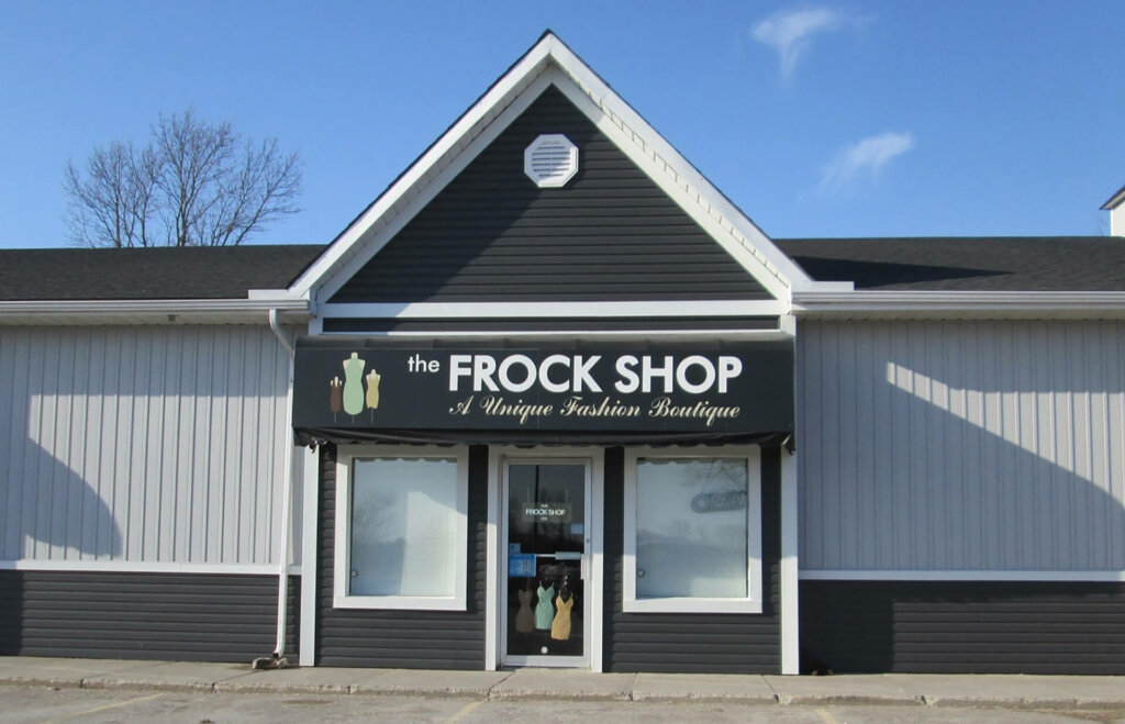 the frock shop storefront