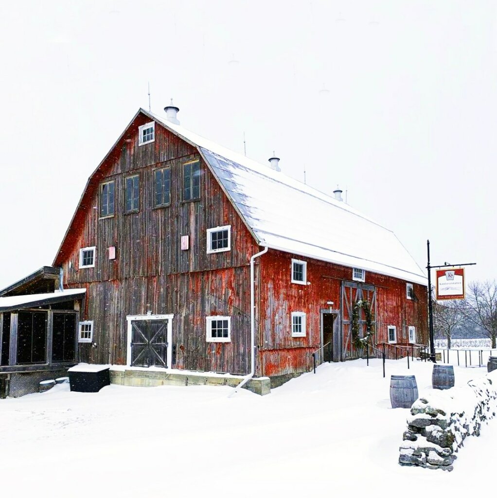 Karlo Estates building in winter