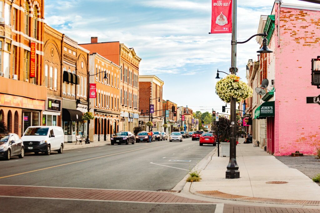 Downtown Napanee street view