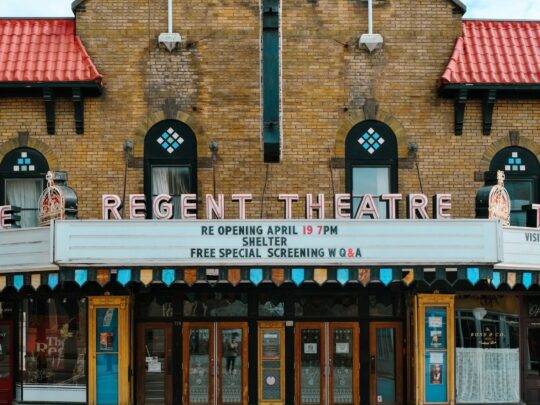 The Regent Theatre in Picton Ontario screening Fly Away Home on October 22, 2023 for free.